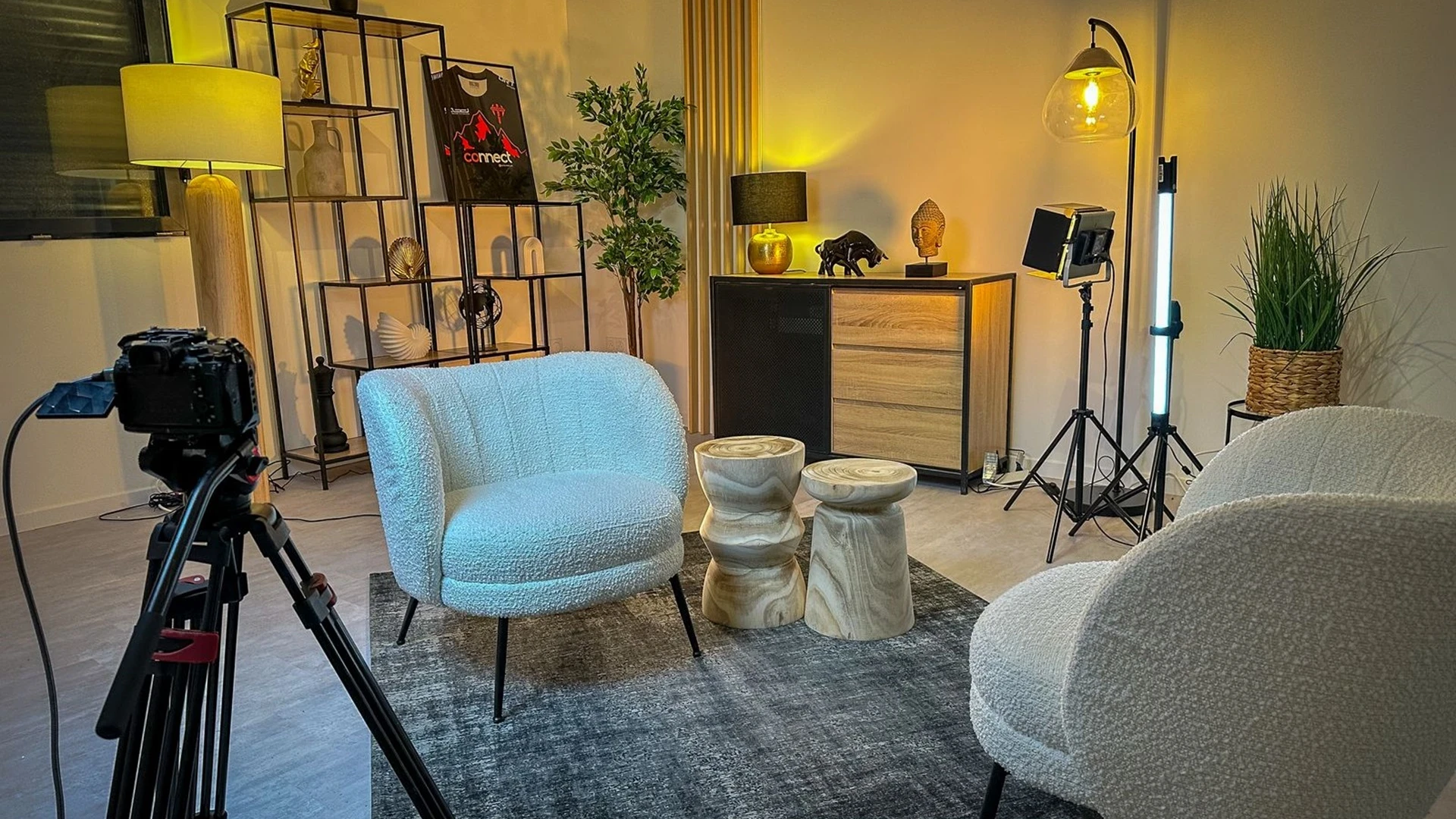 Configuration Espace 1vs1 du Studio d'enregistrement audio et vidéo Le Lab à Pamiers au sud de Toulouse